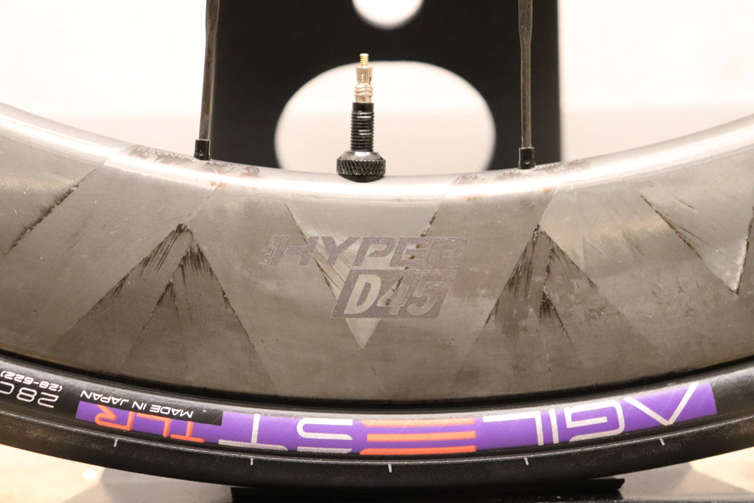 ウィンスペース WINSPACE LUN HYPER D45 シマノ 12/11S チューブレスレディ カーボン ホイールセット 【さいたま浦和店】