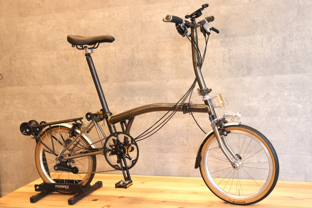 ブロンプトン BROMPTON S6R ブラックラッカー 2021モデル Black Lacquer 16インチ ミニベロ 折り畳み 小径車 チタンフォーク チタンバック 【さいたま浦和店】
