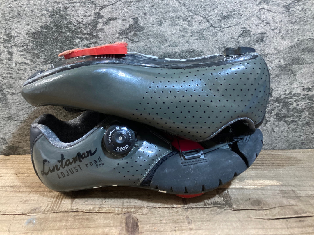 KG430 リンタマン Lintaman アジャストロードプロ ADJUST ROAD PRO ビンディングシューズ グレーピンク EU38 3穴