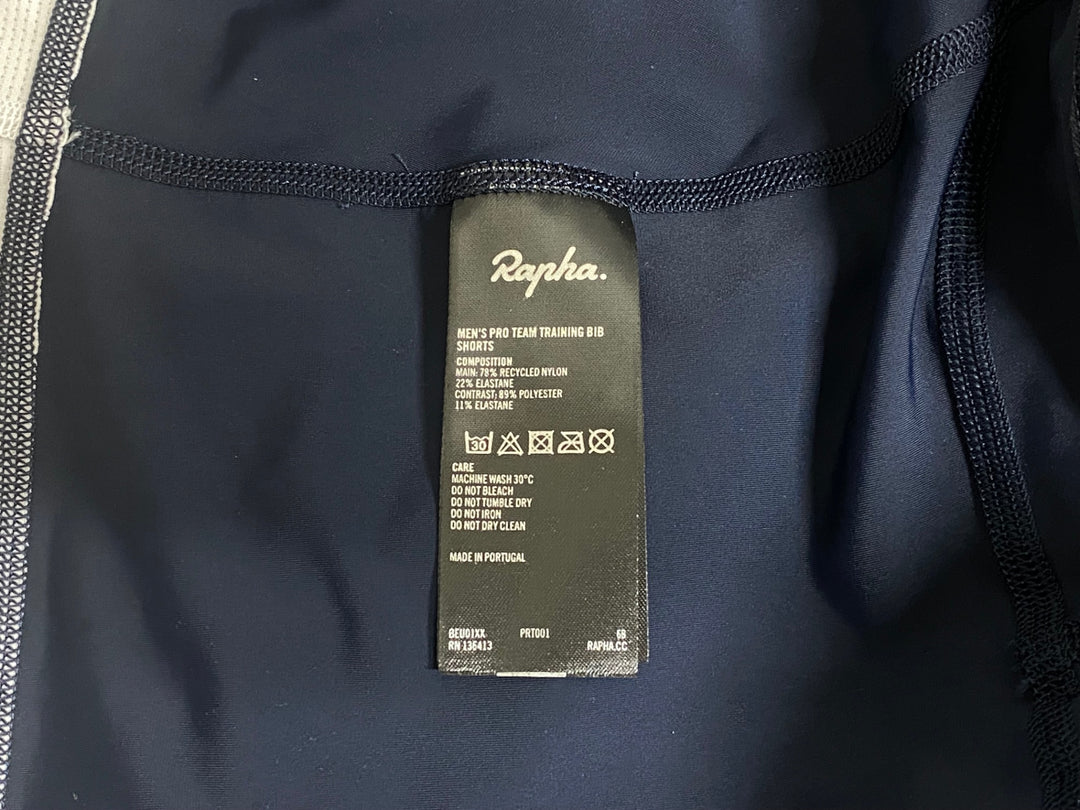 KM152 ラファ Rapha PRO TEAM TRAINING BIB SHORTS ビブショーツ 紺 S