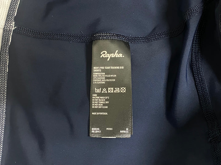 KM152 ラファ Rapha PRO TEAM TRAINING BIB SHORTS ビブショーツ 紺 S