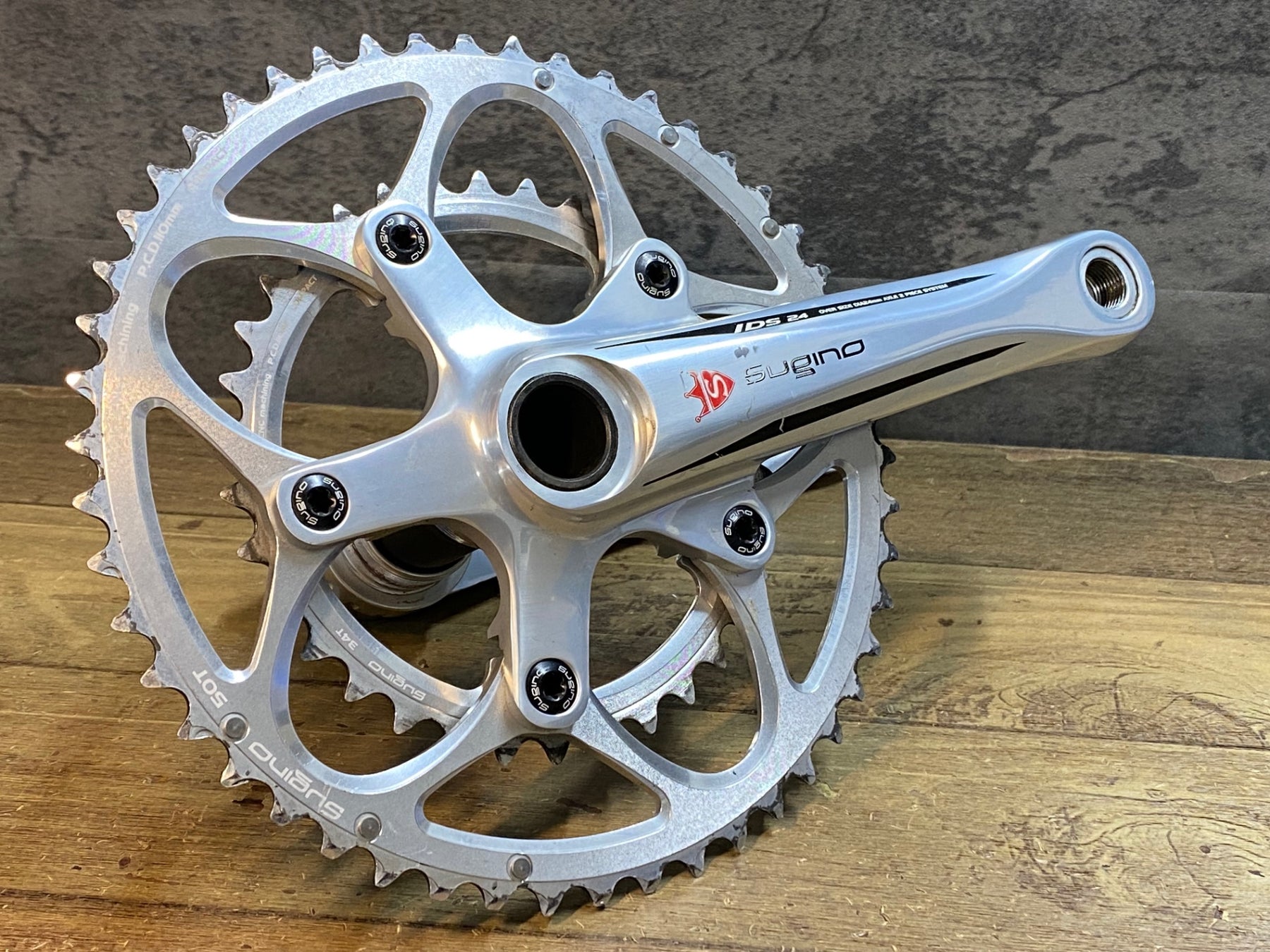 JN987 スギノ SUGINO OX2-901D Classic クランクセット 165mm 50/34T