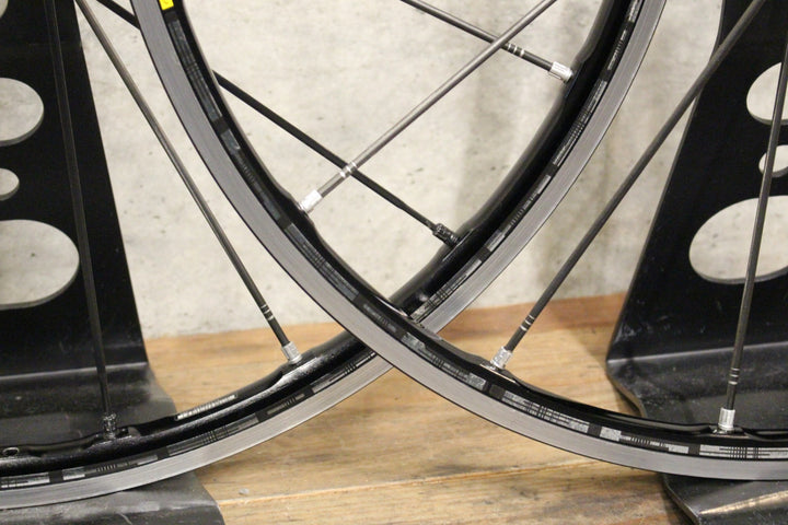 マビック MAVIC アールシス プレミアム R-SYS PREMIUM アルミ クリンチャー ホイールセット カンパ 12/11S ナローリム 15C 【福岡店】