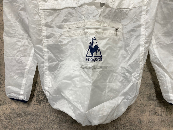 KI828 ルコックスポルティフ le coq sportif 長袖 ウィンドブレーカー 白 L