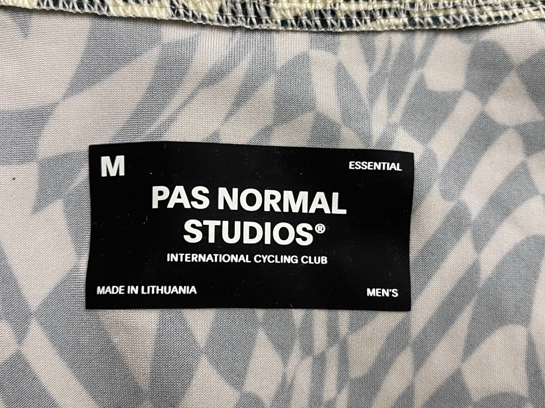 JP776 パスノーマルスタジオ PAS NORMAL STUDIOS Essential Jersey 半袖 サイクルジャージ 白緑 M
