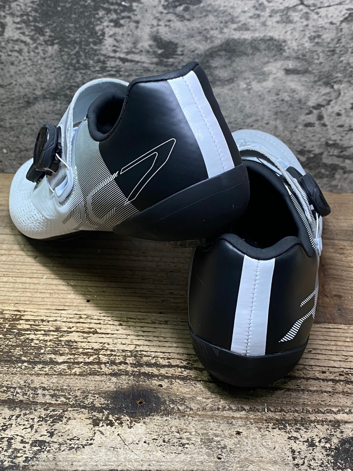 JP133 シマノ SHIMANO RC7 SHRC703M WIDE ビンディングシューズ 3穴 BOA 白 EU41
