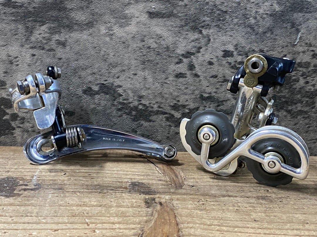 KC921 カンパニョーロ CAMPAGNOLO スーパーレコード SUPER RECORD FD RD 2x6s 変速セット バンド式Φ28.6