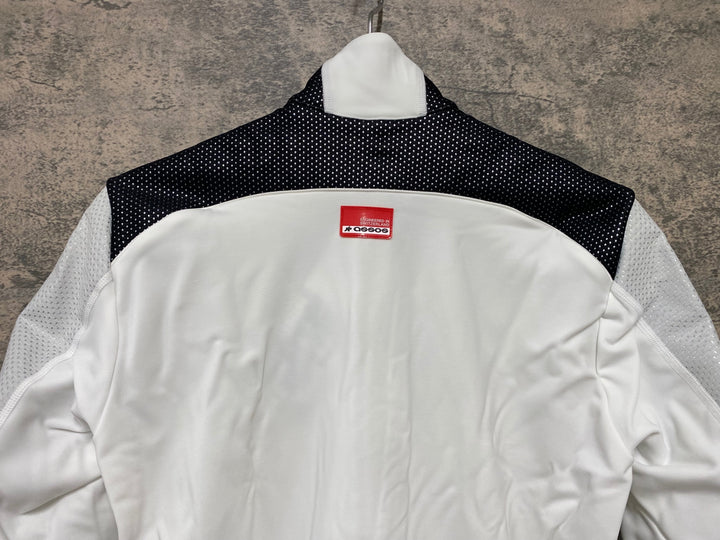 JQ174 アソス assos airJack 851 長袖サイクルジャケット 白 M 裏起毛