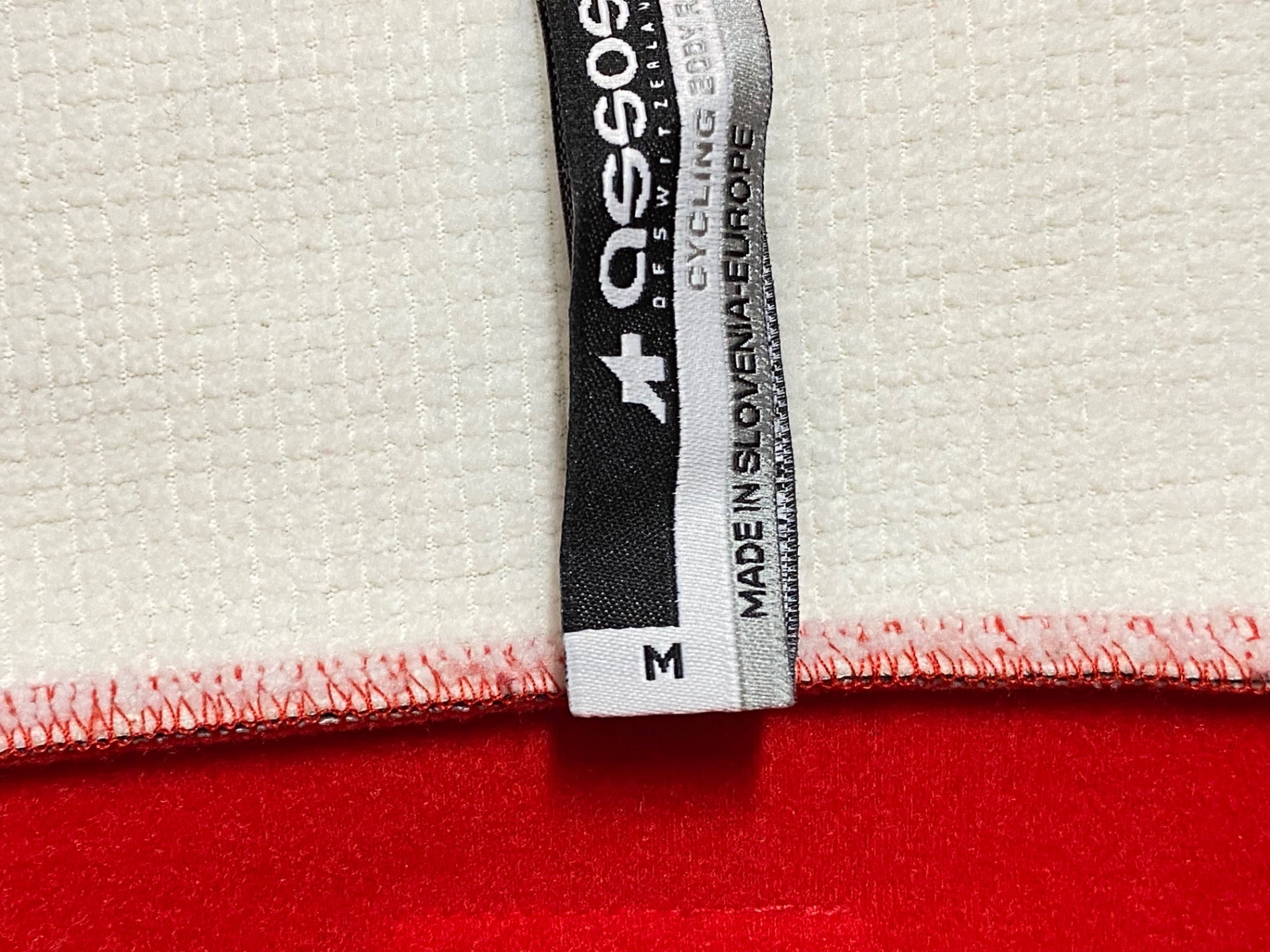 JQ216 アソス assos AIR BLOCK 851 長袖サイクルジャケット 赤 M 裏