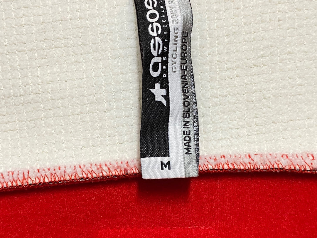 JQ216 アソス assos AIR BLOCK 851 長袖サイクルジャケット 赤 M 裏起毛
