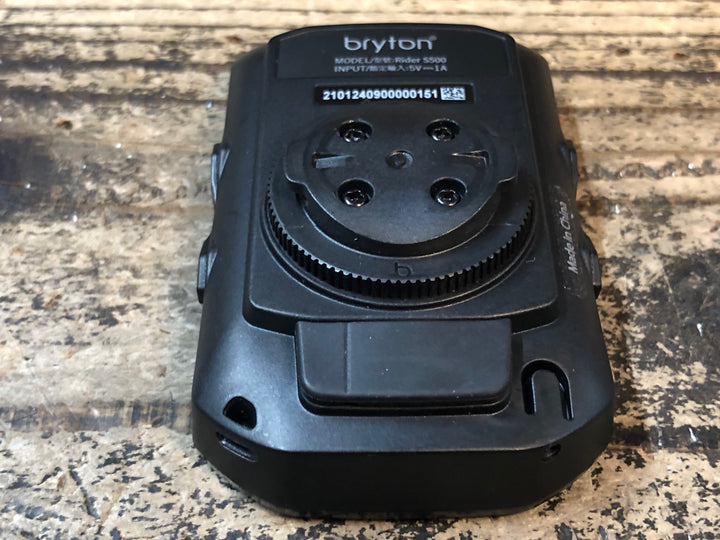 JL140 ブライトン Bryton ライダー Rider 500 サイクルコンピューター マウント、センサーセット ※心拍計動作不良