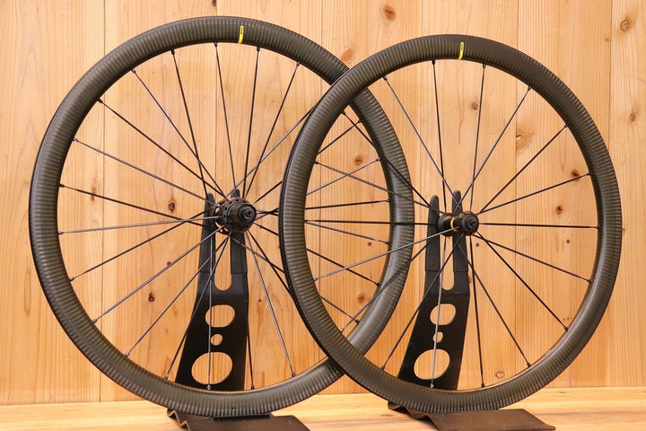 マヴィック MAVIC コスミック COSMIC SLR 40 カーボン チューブレスレディ ホイールセット シマノ 11S/12S 【芦屋店】