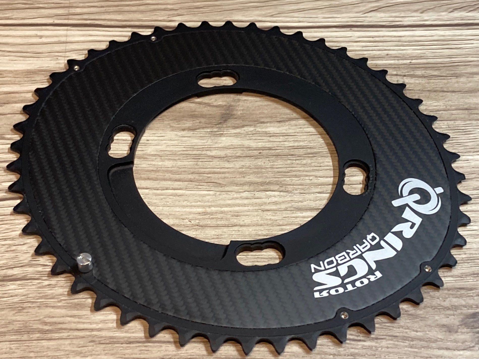 JR685 ローター ROTOR CARBON Q-RINGS 50T 楕円チェーンリング BCD110