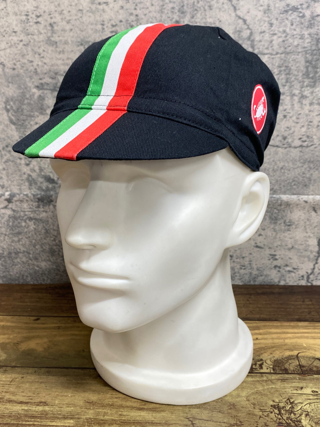 KH245 カステリ CASTELLI サイクルキャップ 黒 フリーサイズ