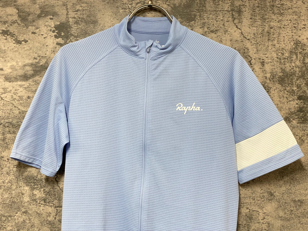 KK561 ラファ Rapha CORE LIGHTWEIGHT JERSEY 半袖 サイクルジャージ 水色 S