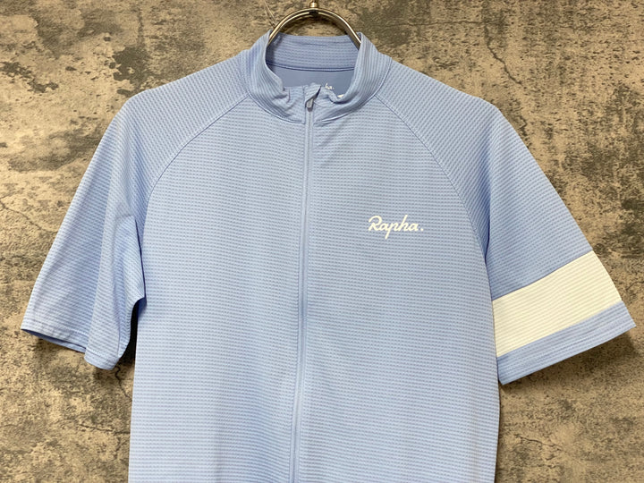 KK561 ラファ Rapha CORE LIGHTWEIGHT JERSEY 半袖 サイクルジャージ 水色 S