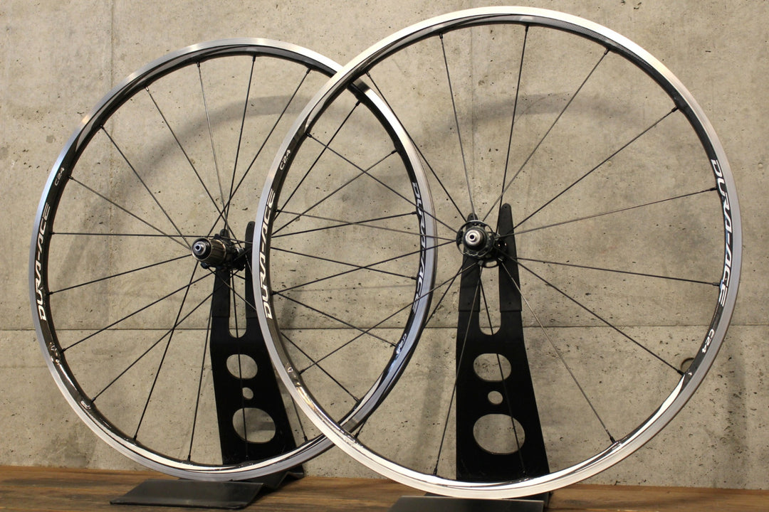 シマノ SHIMANO デュラエース DURA-ACE WH-9000-C24-CL-TL シマノ 11S/12S 15C アルミ/カーボン クリンチャー ホイールセット 【福岡店】
