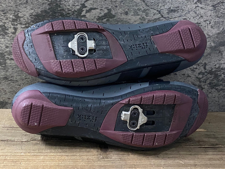 KN647 フィジーク fizik TERRA POWER STRAP X4 Shoes ビンディングシューズ グレー EU42