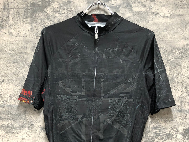 KD962 パンダーニ Pandani 半袖 サイクルジャージ 黒 M