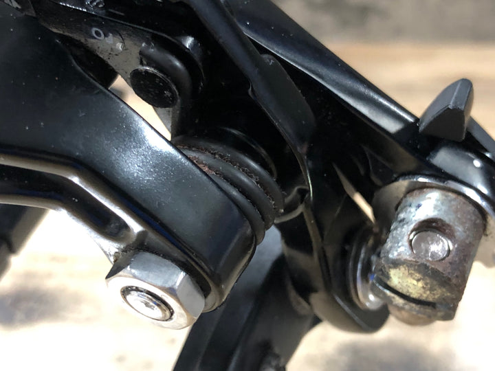JW957 シマノ SHIMANO 105 BR-5800 ブレーキキャリパー 前後セット ※錆大 ローラー回転不良 ジャンク