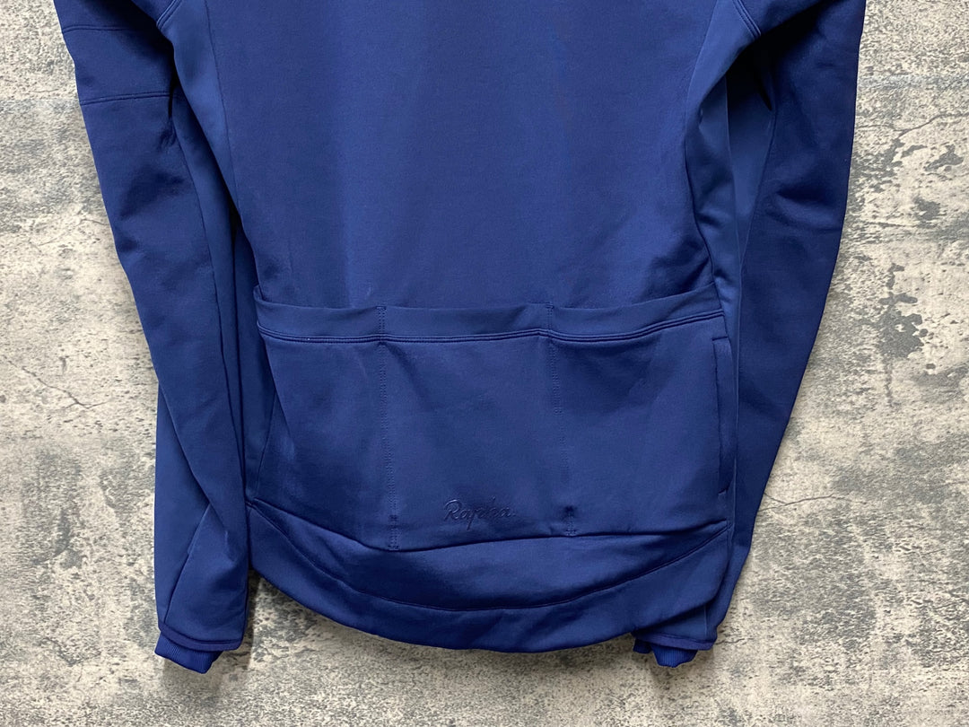 KI174 ラファ Rapha CORE WINTER JACKET 長袖 サイクルジャケット ネイビー L 裏起毛