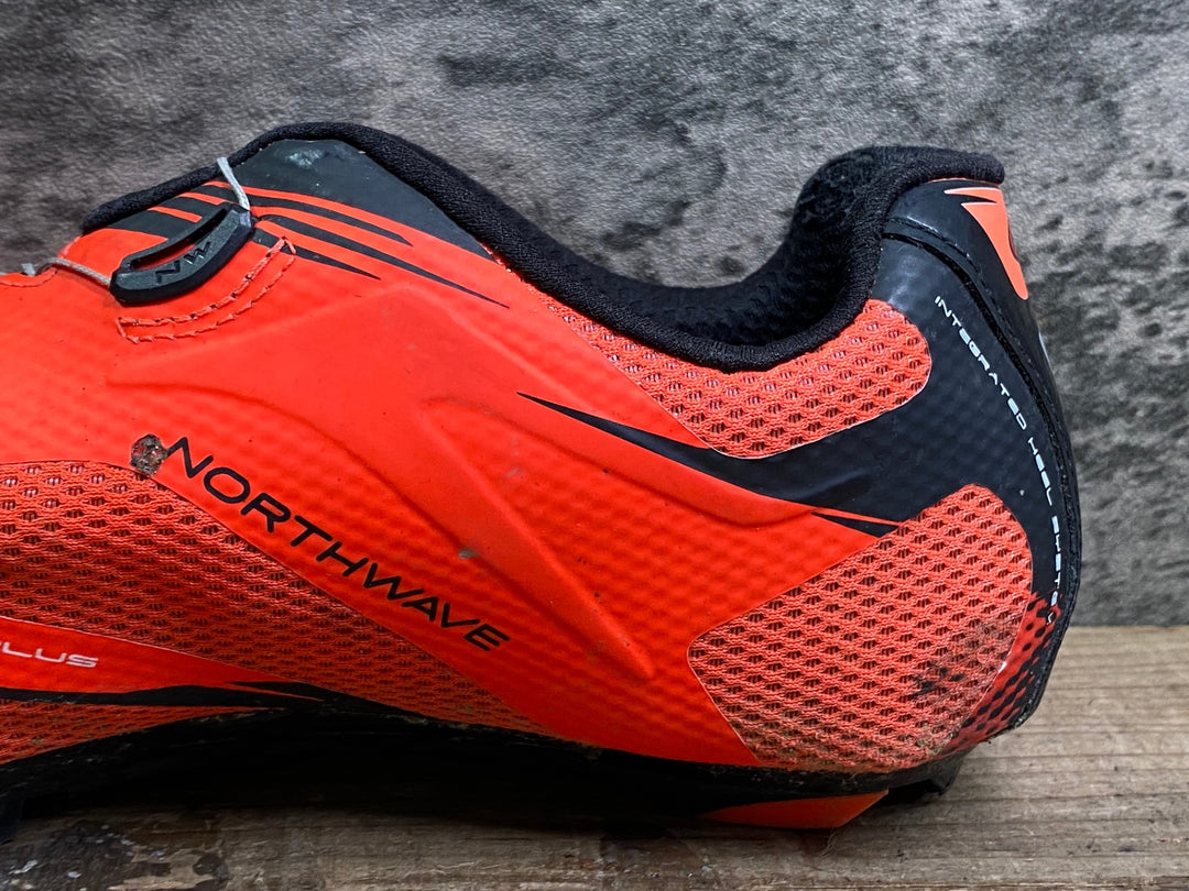 JJ447 ノースウェイブ NORTHWAVE SCORPIUS2 PLUS ビンディングシューズ SPD EUR44 赤