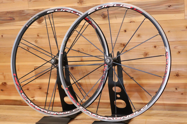 カンパニョーロ CAMPAGNOLO ユーラス EURUS 2WAY-FIT RIM シマノ 10S ナローリム 15C アルミ チューブレス ホイールセット 【広島店】