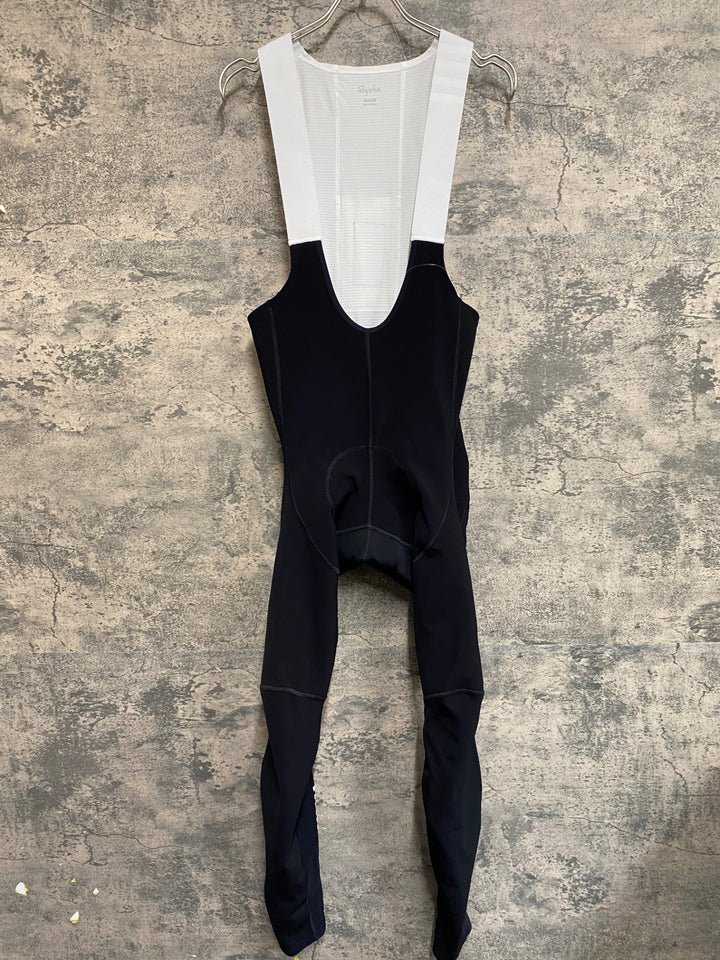 KD625 ラファ Rapha PRO TEAM WINTER TIGHTS WITH PAD 2 ビブタイツ 黒 M 裏起毛
