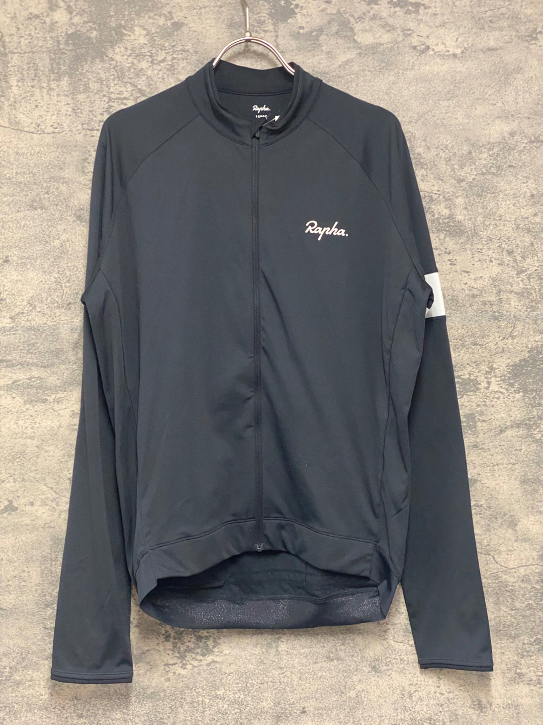 JX148 ラファ Rapha CORE LONG SLEEVE JERSEY 長袖 サイクルジャージ 黒 L