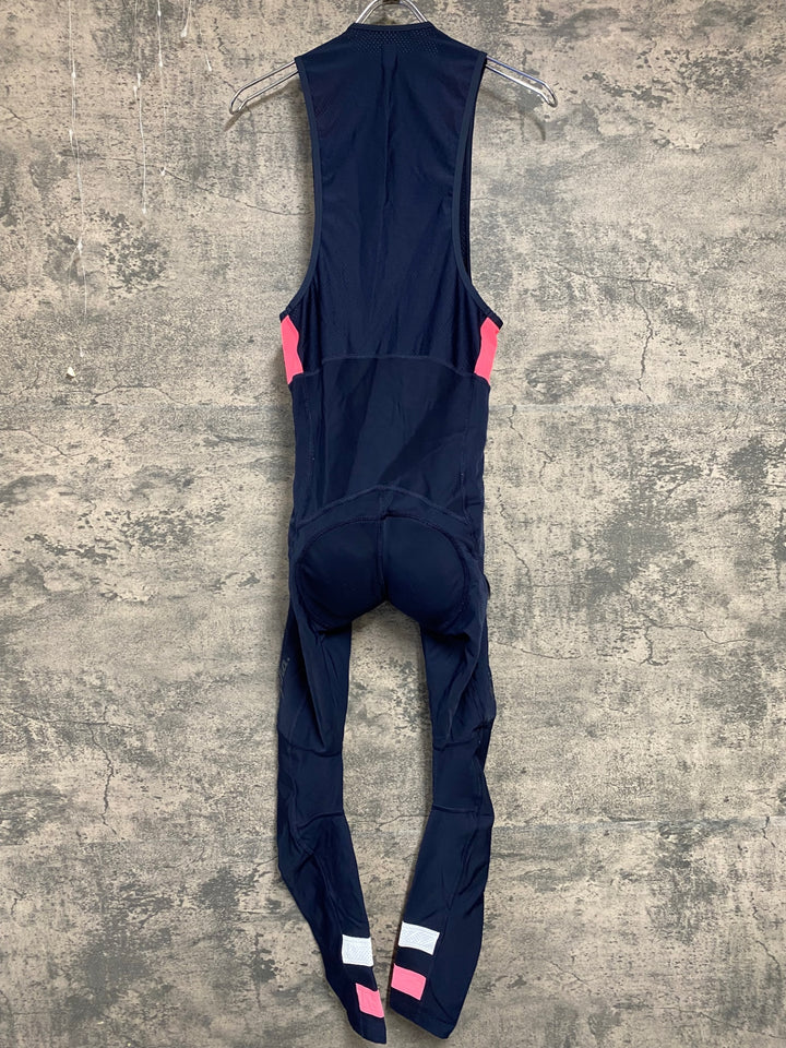 JS656 ラファ Rapha ビブタイツ 紺 M 裏起毛 ※タグカット