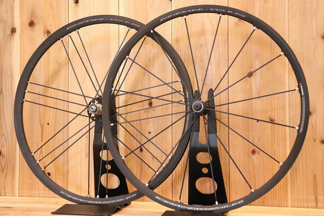 カンパニョーロ CAMPAGNOLO シャマル ミレ SHAMAL MILLE アルミ クリンチャー ホイールセット シマノ 11S ナローリム 15C 【芦屋店】