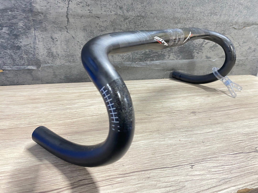 KI227 ジップ ZIPP SL-70 ERGO カーボン ドロップハンドル ブラケットC-C400mm Φ31.8 ※クランプ痕大のためジャンク