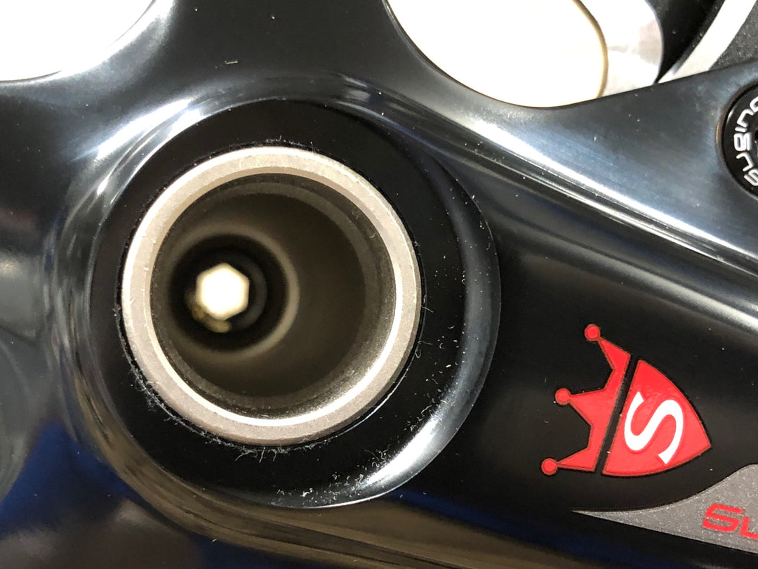 JY545 スギノ SUGINO OX IDS24 クランクセット 黒 48/32T 172.5mm