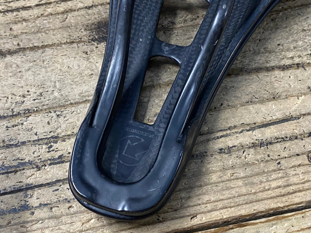 JZ294 シマノ SHIMANO PRO STEALTH CURVED TEAM サドル 黒 カーボンレール 152mm ※座面中央割れのためジャンク