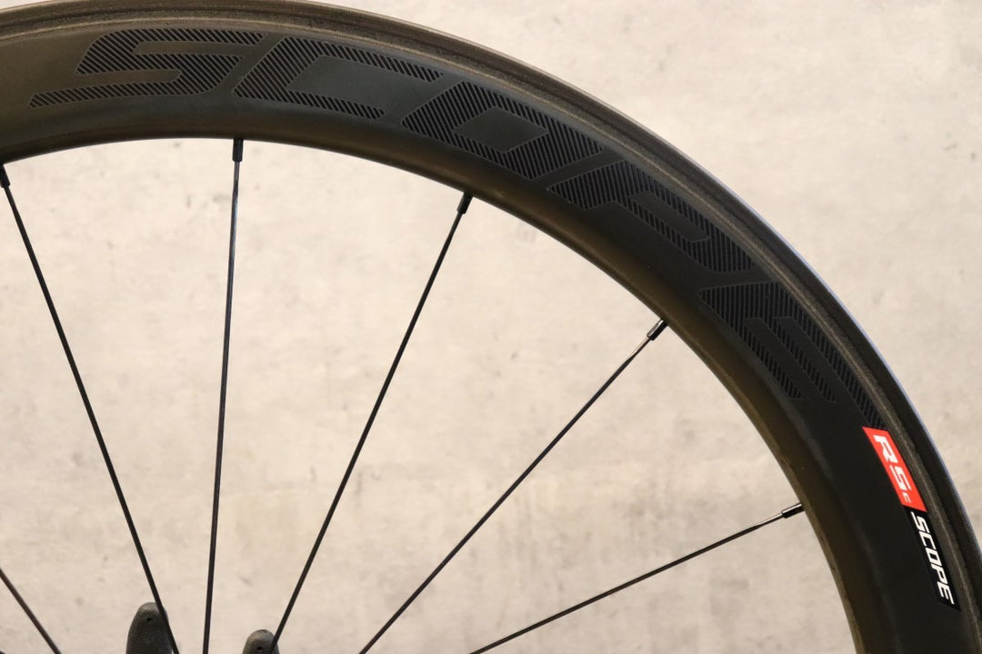 スコープ SCOPE R5C カーボン チューブレスレディ ホイールセット シマノ 12/11S ワイドリム 19C 【さいたま浦和店】