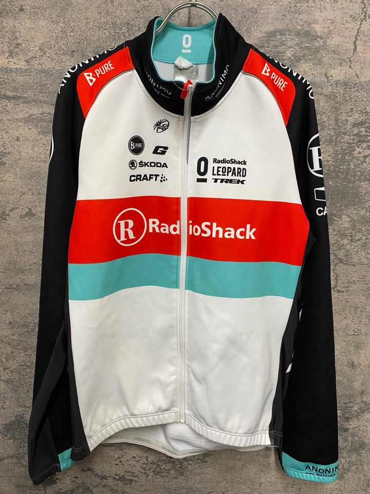 KF149 クラフト CRAFT 長袖 サイクルジャケット 白 XL 裏起毛 RadioShack TREK