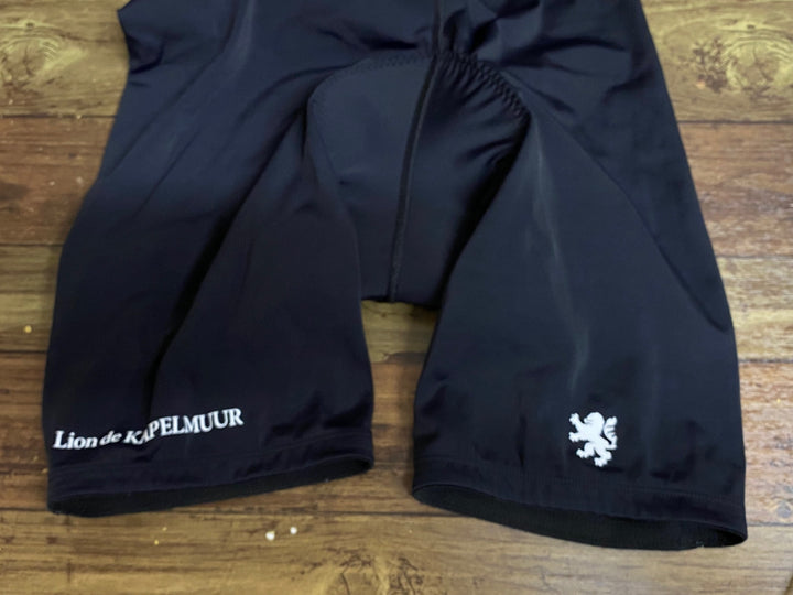 KA889 リオンドカペルミュール Lion de KAPELMUUR ビブショーツ黒  L パッド部傷み