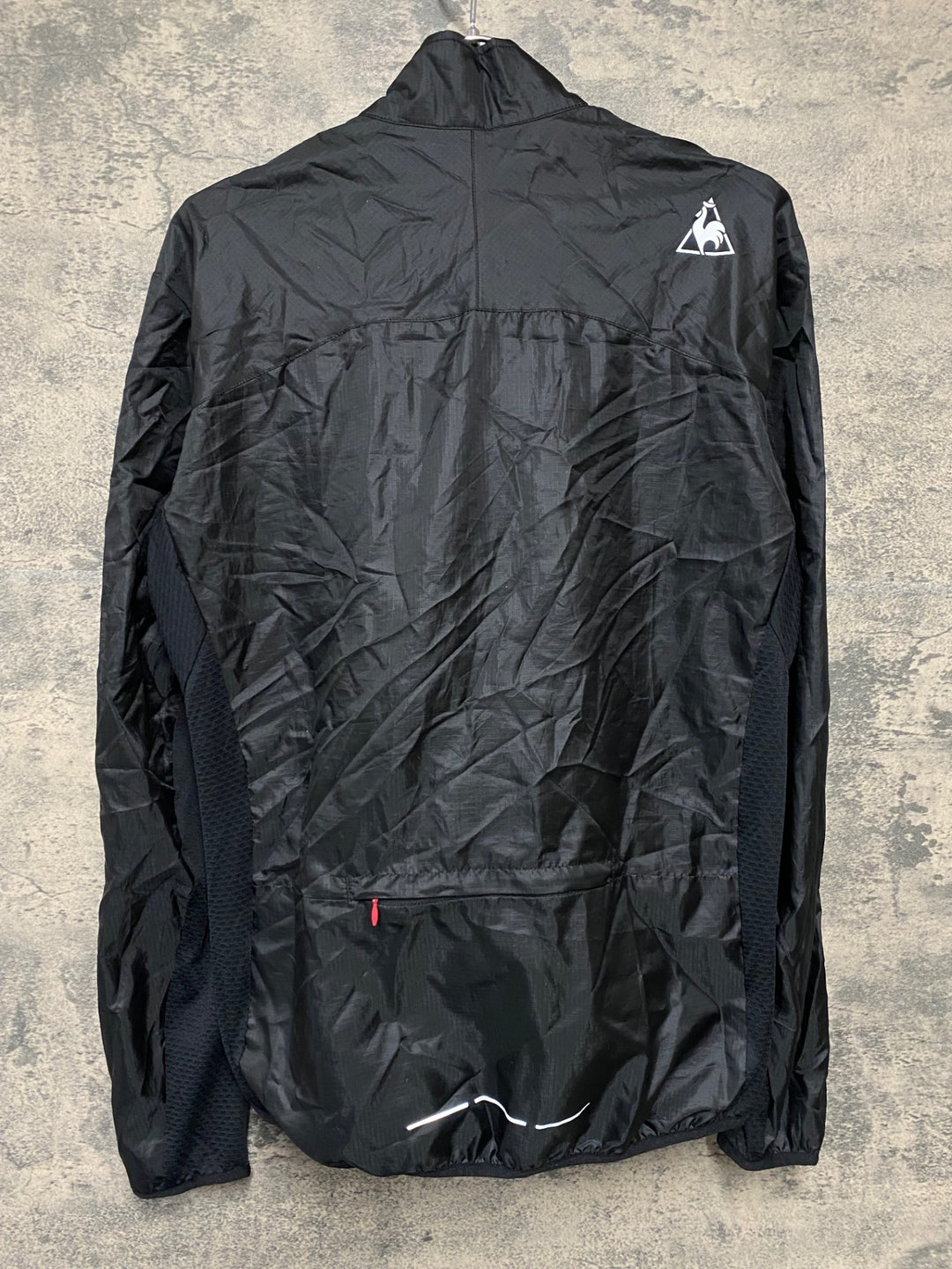 KC843 ルコックスポルティフ le coq sportif 長袖 サイクルジャケット 黒白赤 L