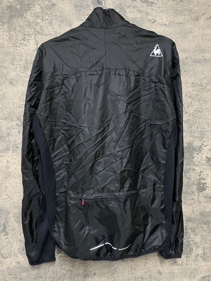 KC843 ルコックスポルティフ le coq sportif 長袖 サイクルジャケット 黒白赤 L