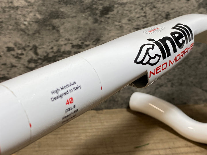 KC542 チネリ cinelli NEO MORPHE カーボン ドロップハンドル 白 400mm Φ31.8