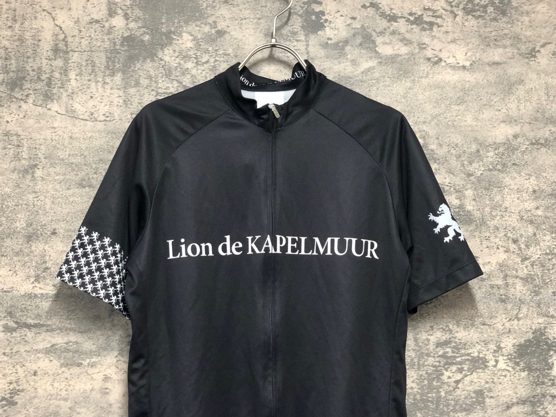KK792 リオンドカペルミュール Lion de KAPELMUUR 半袖 サイクルジャージ 黒 XL