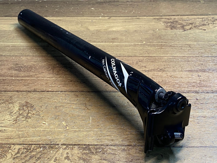 JG487 コルナゴ COLNAGO カーボンシートポスト 黒 Φ31.6 350mm