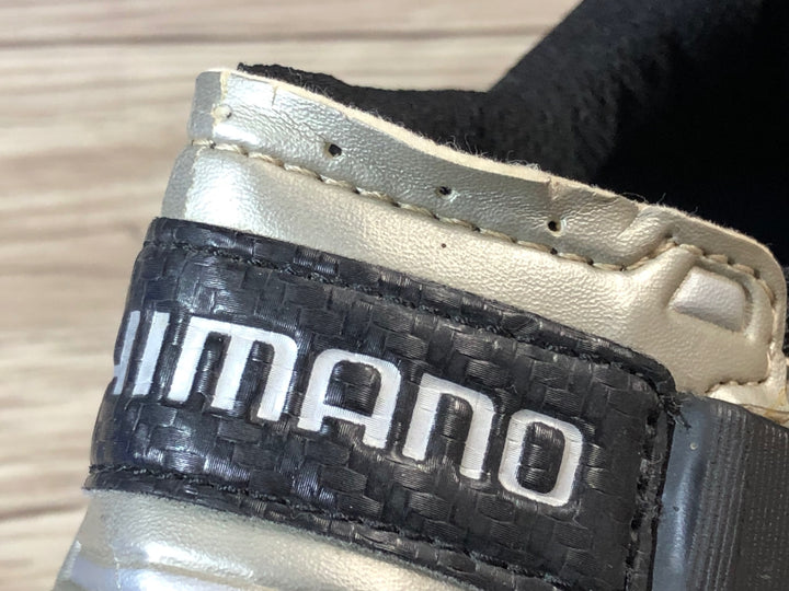 JR970 シマノ SHIMANO RT80 SH-RT80 ビンディングシューズ 2穴 シルバー EU43