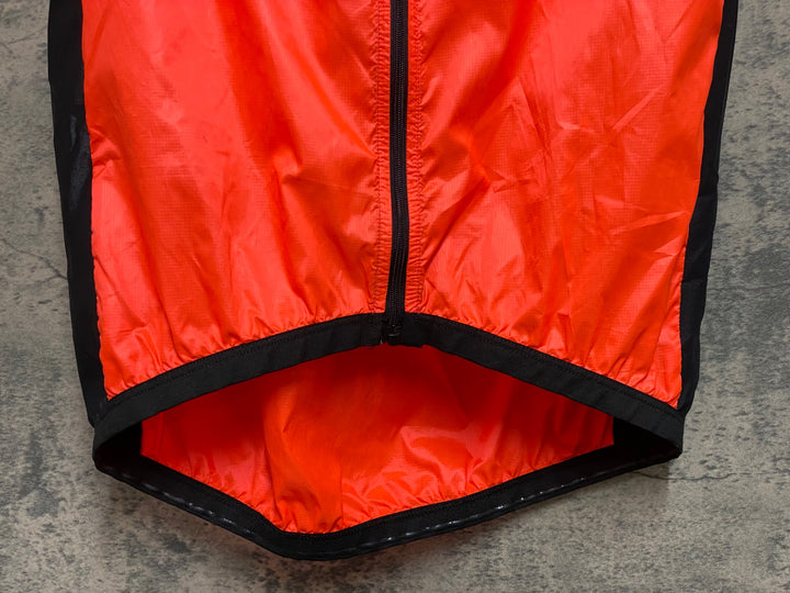 JQ079 アソス ASSOS MILLE GT Wind Vest サイクルベスト ジレ オレンジ M
