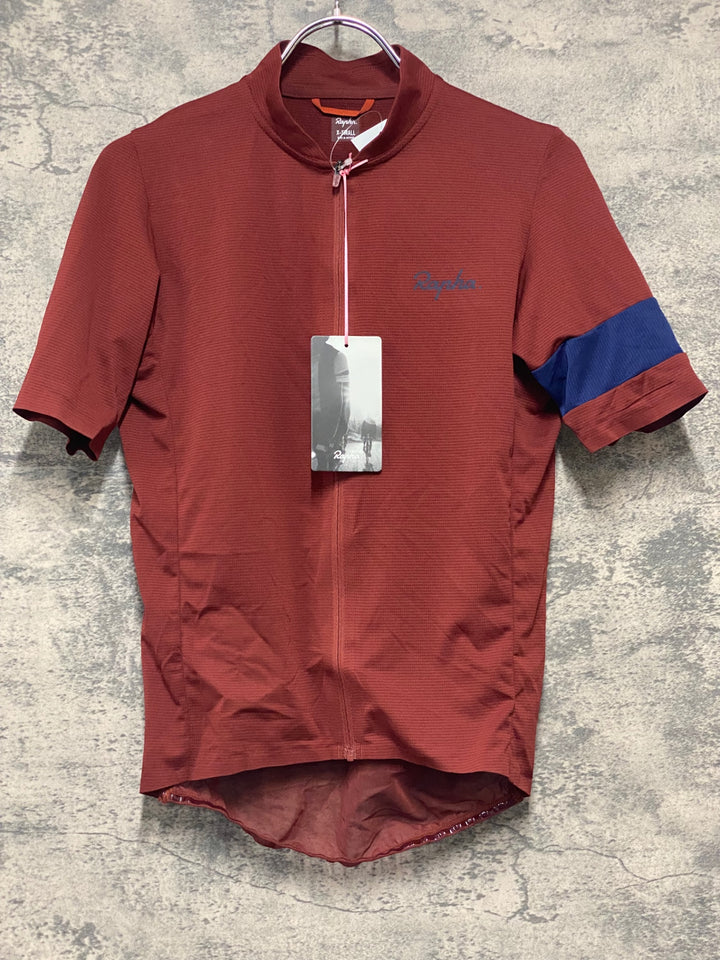 JE161 ラファ Rapha CLASSIC FLYWEIGHT JERSEY 半袖 サイクルジャージ オレンジレッド XS