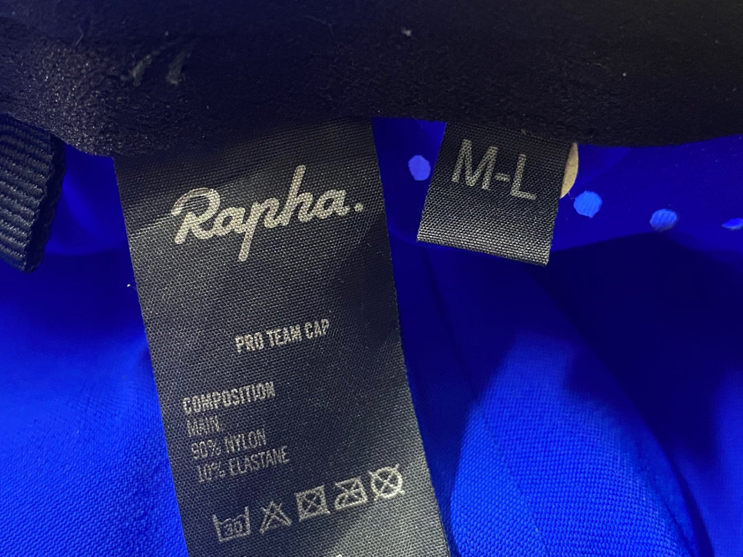 KD503 ラファ Rapha PRO TEAM CAP サイクルキャップ 青 M-L