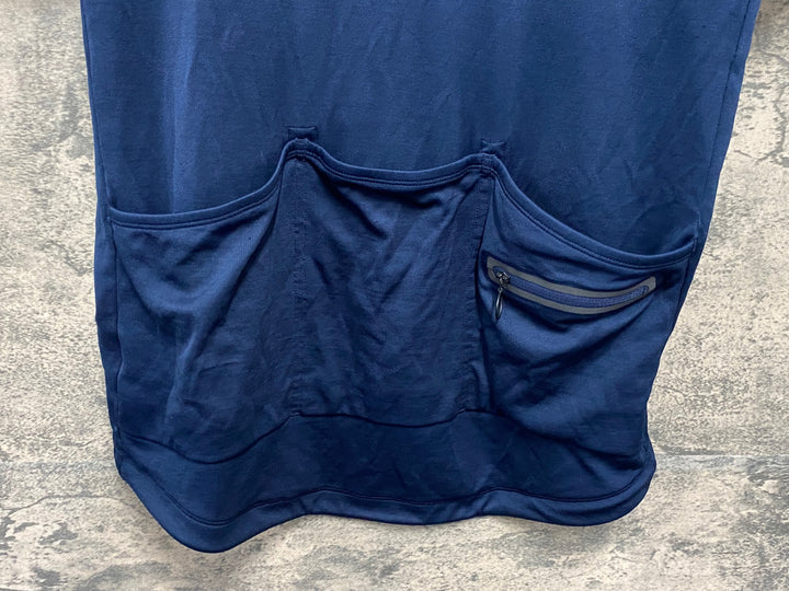 JQ107 ラファ Rapha CLASSIC JERSEY 2 半袖サイクルジャージ 紺 XXL ※生地ほつれあり