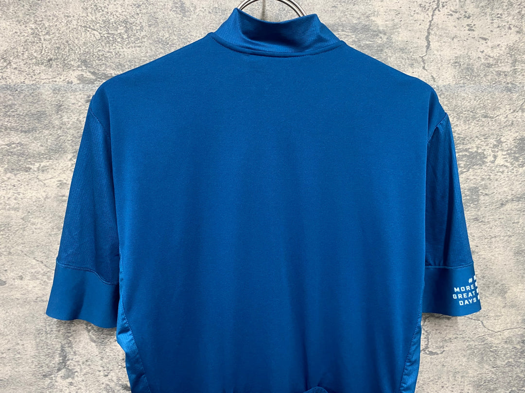 KG697 スポーツフル Sportful 半袖 サイクルジャージ 青 L ※ほつれあり