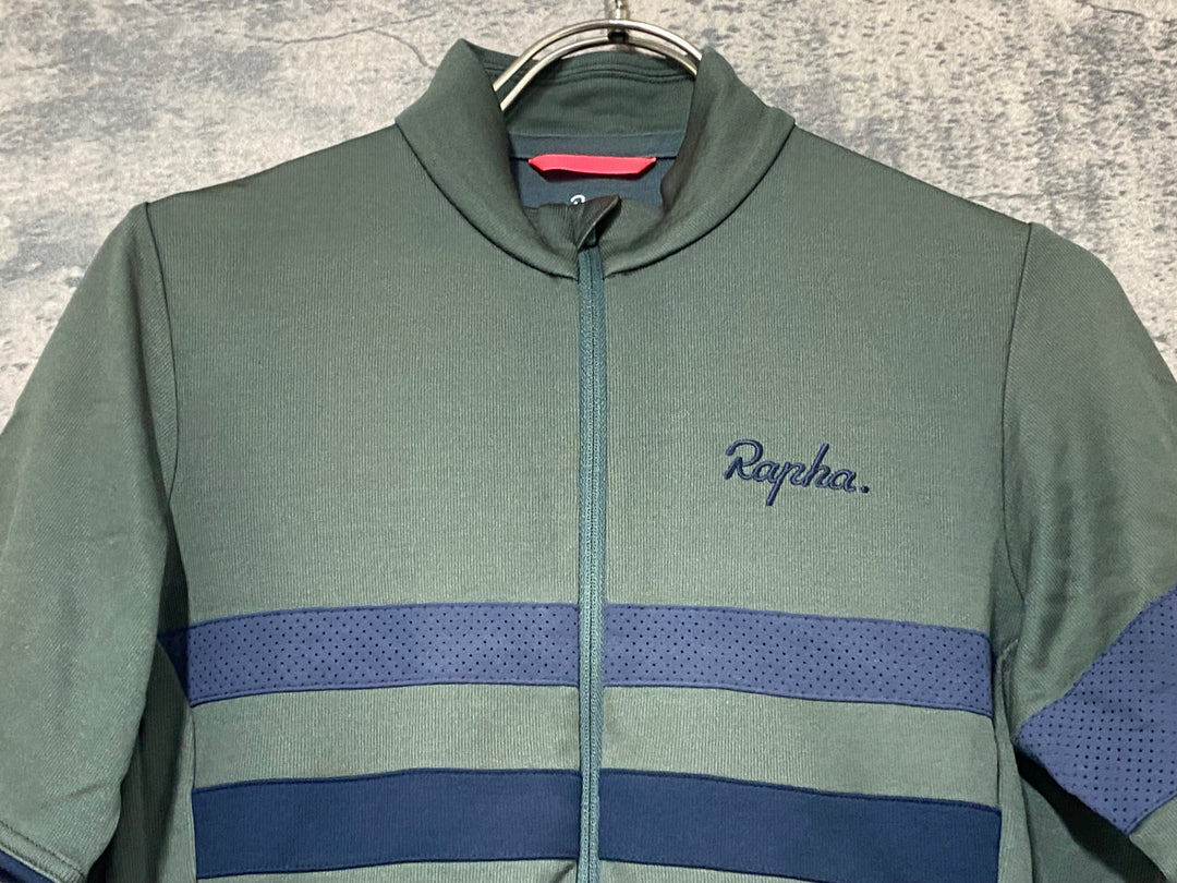 JY102 ラファ Rapha WOMEN'S BREVET JERSEY Ⅱ 半袖 サイクルジャージ レディース オリーブ M