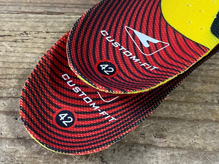 KN627 シマノ SHIMANO CUSTOM - FIT INSOLES インソール 黄 EU42
